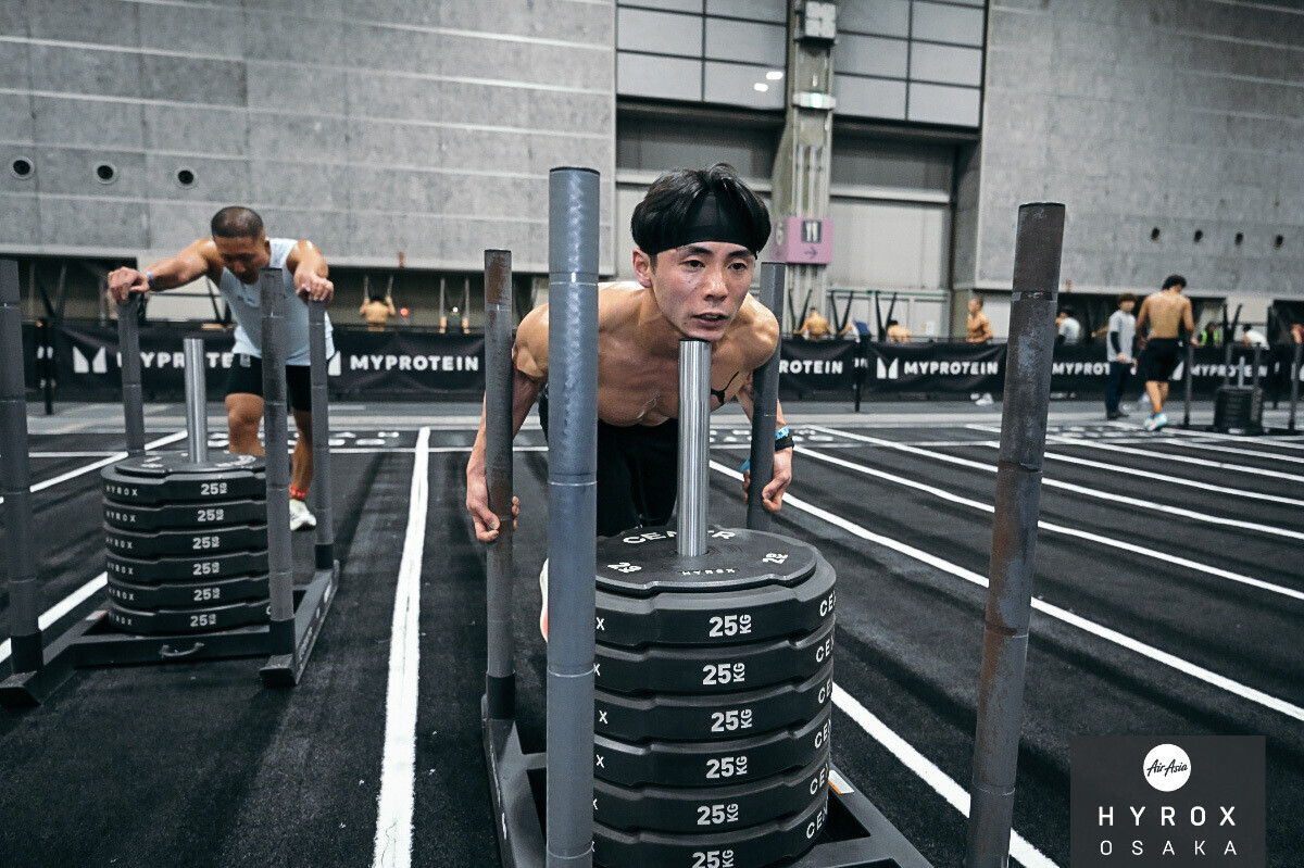 HYROXのSled Push
